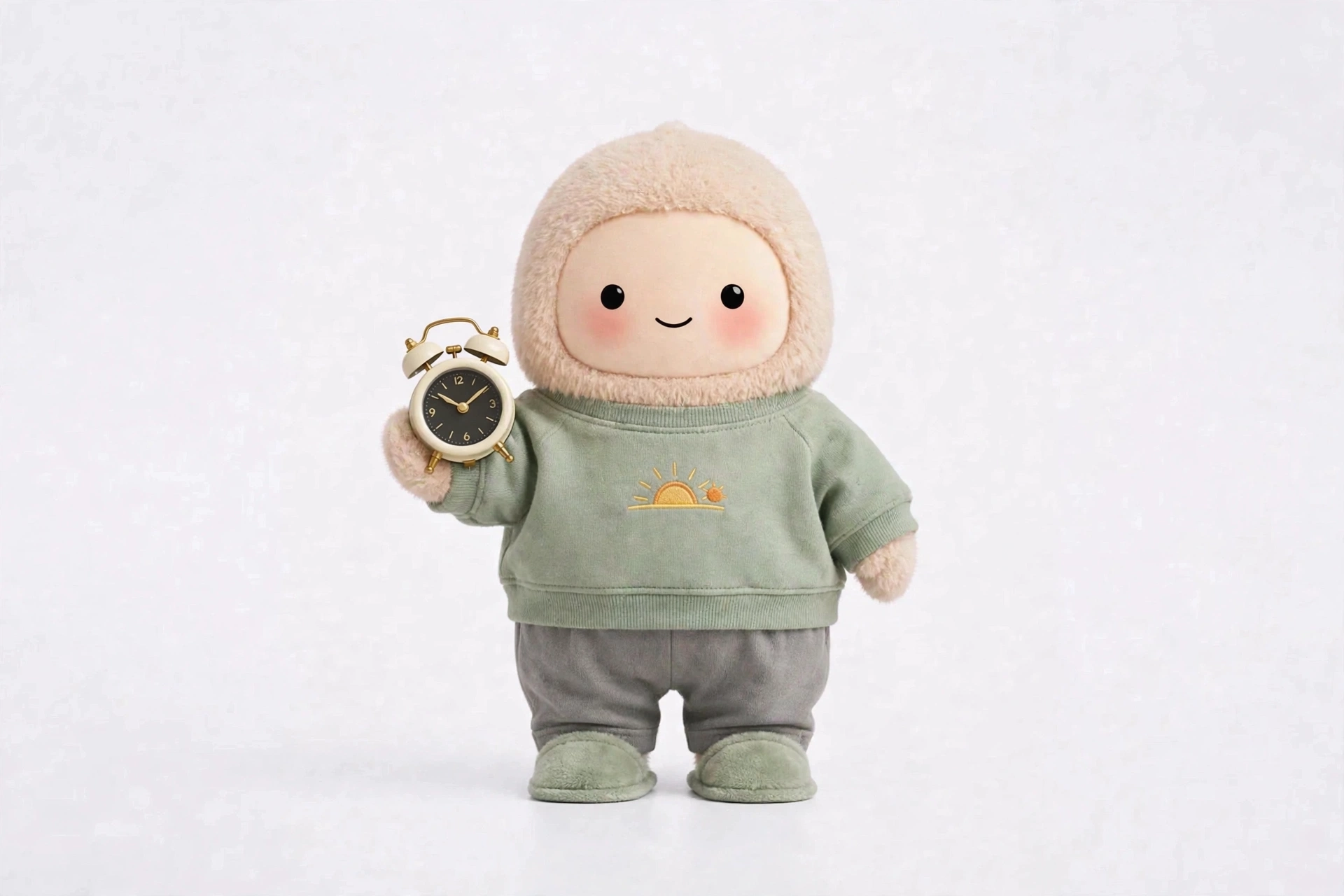 ADHD Morning Coach wearing Cozy Start Slow — Cozy start for slow mornings without the rush.