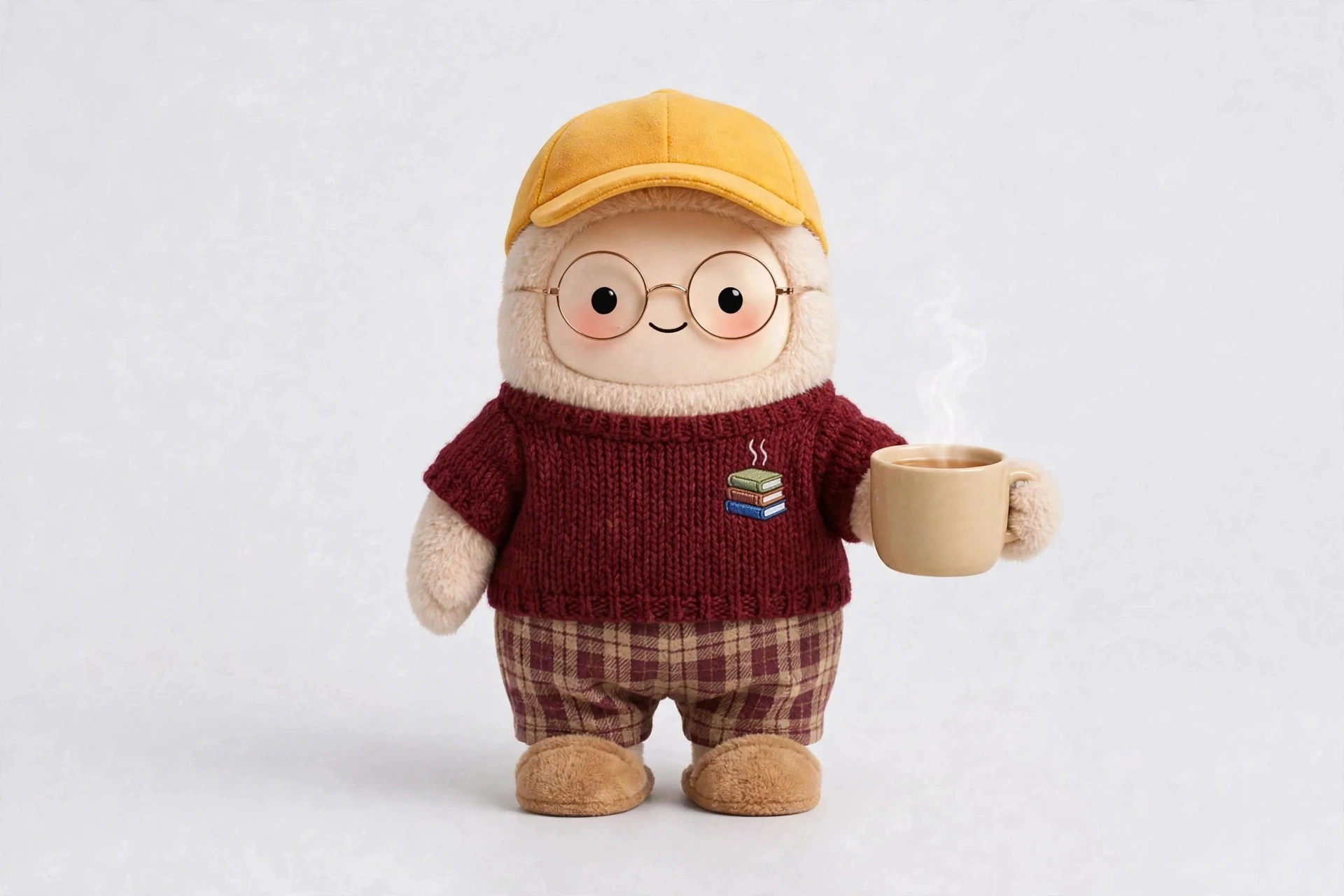 Book Club Host wearing Cozy Reading Evening — The classic cozy look for a perfect reading evening.