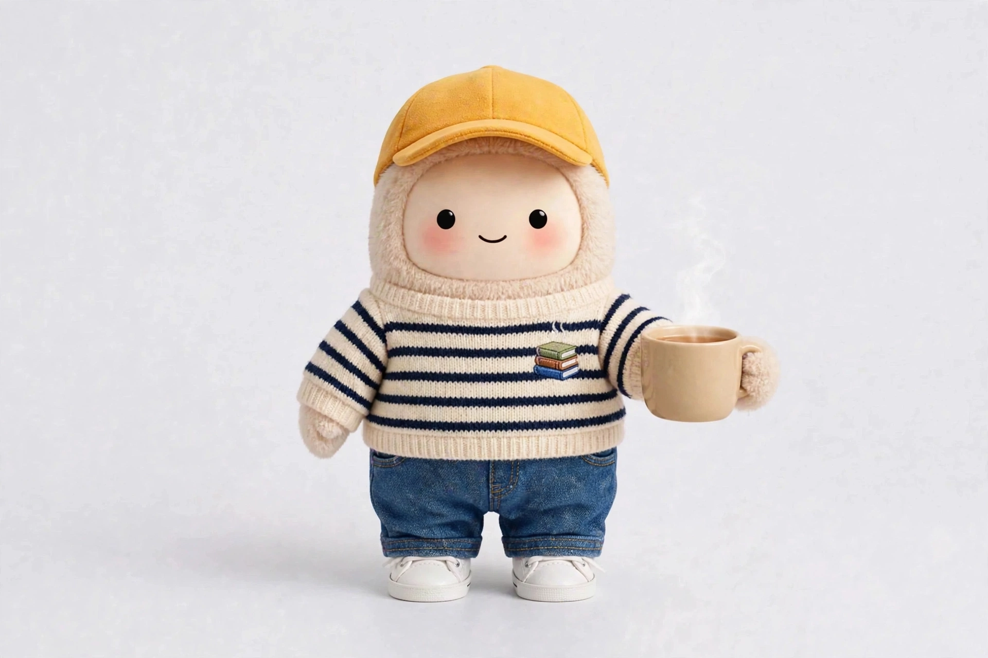 Book Club Host wearing Weekend Club Casual — Easy weekend stripes for a laid-back club catch-up.