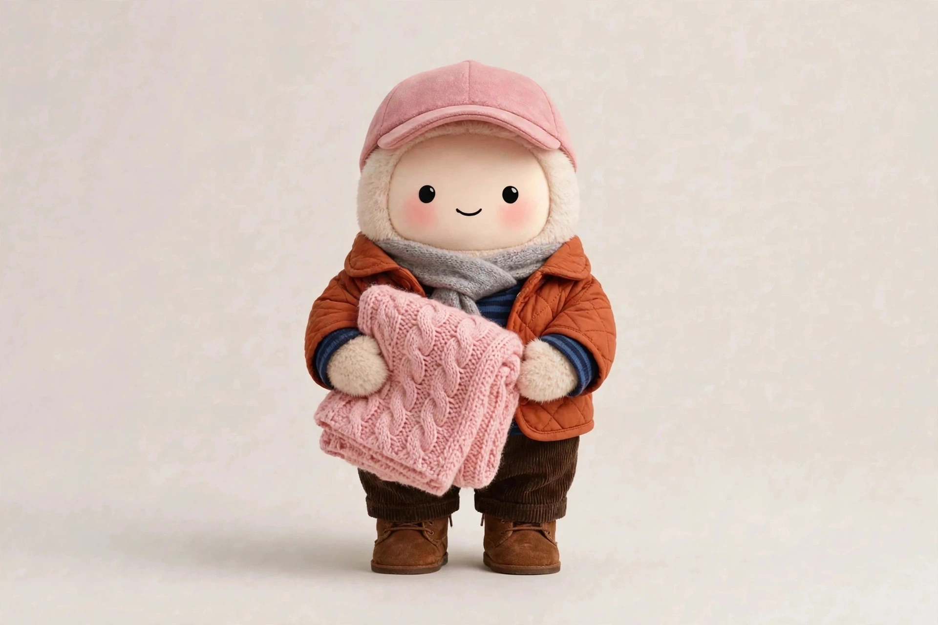 Caregiver Companion wearing Autumn Care Layers — Warm, steady layers for cooler caring days.