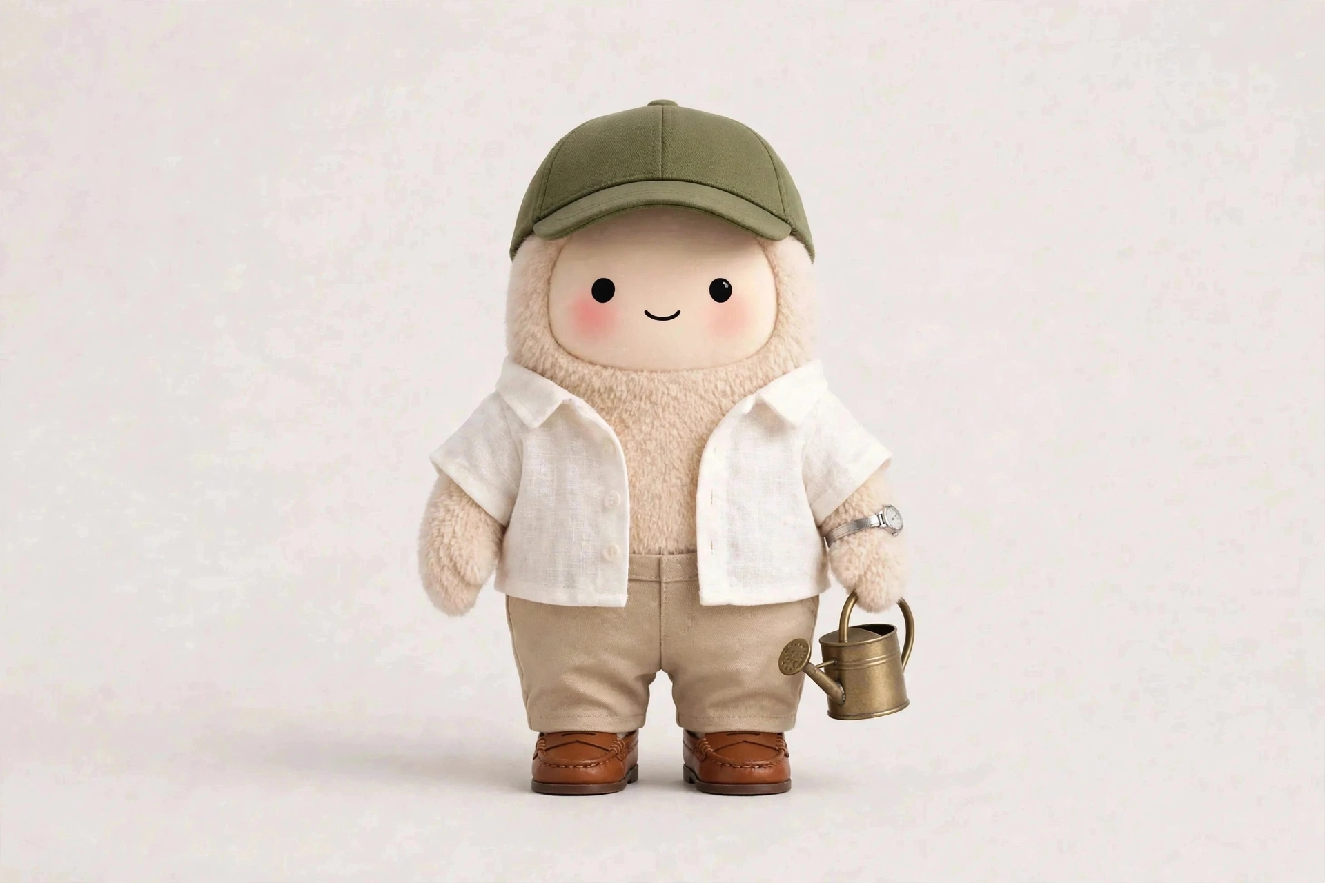 Garden Coach wearing Garden Party Smart — Smart-casual for showing guests around the garden.