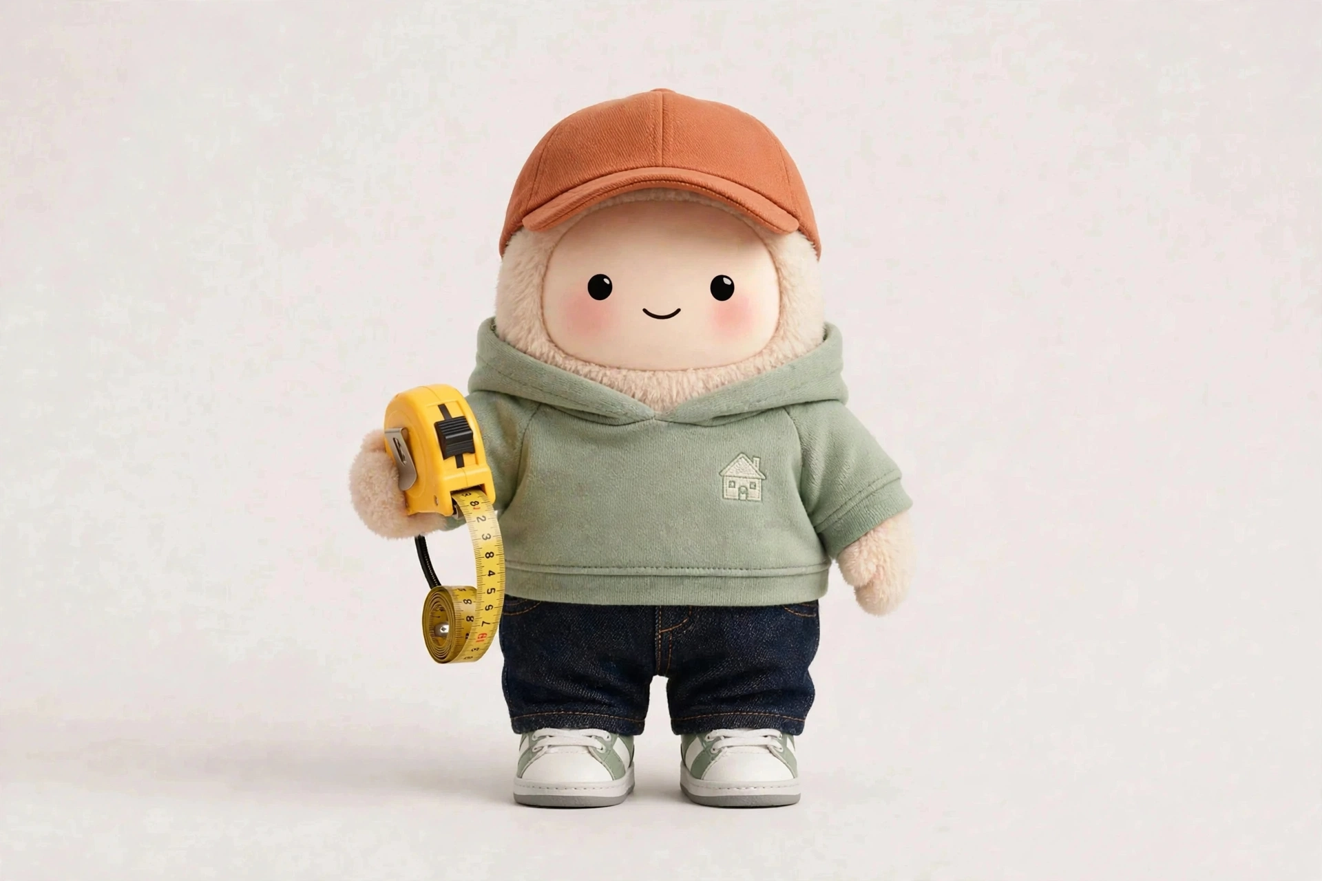 Home Renovation Planner wearing Cosy Planning Hoodie — Cosy home planning from the sofa or site.