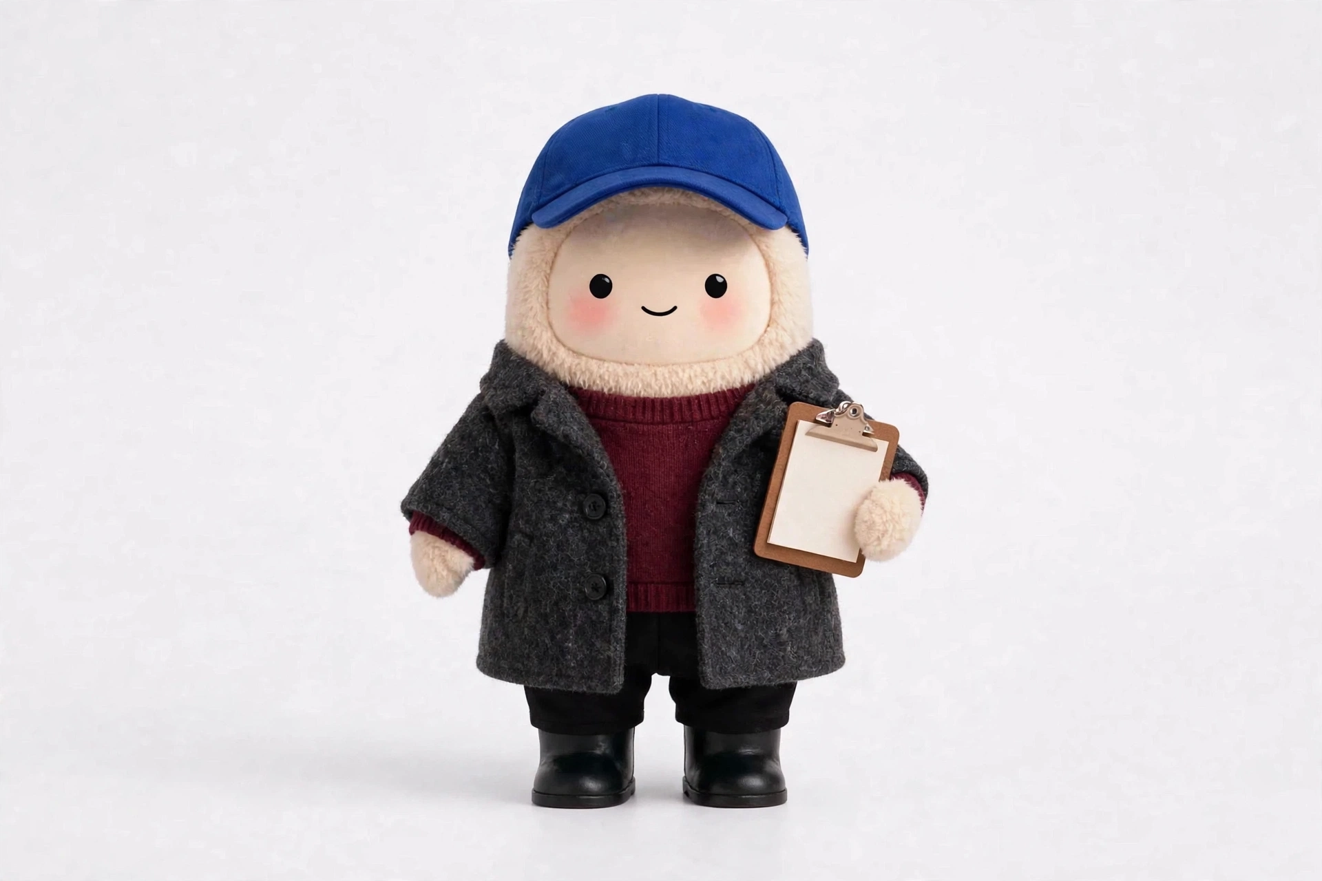 Job Hunt Coach wearing Winter Interview Layers — Warm tailored layers for a cold interview day.