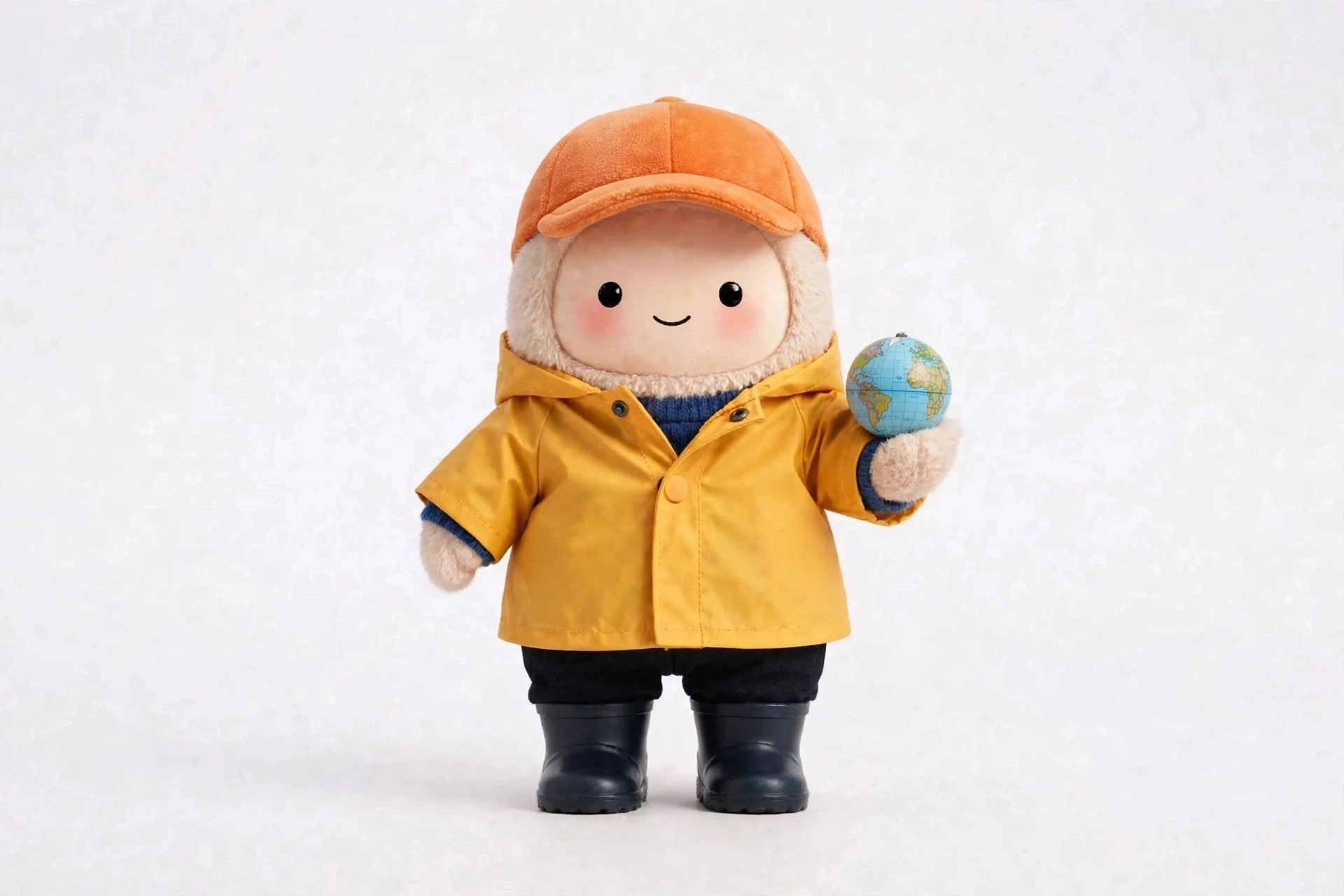 Language Practice Partner wearing Rainy Day Conversation — Cheerful rain gear for a chat that brightens grey days.