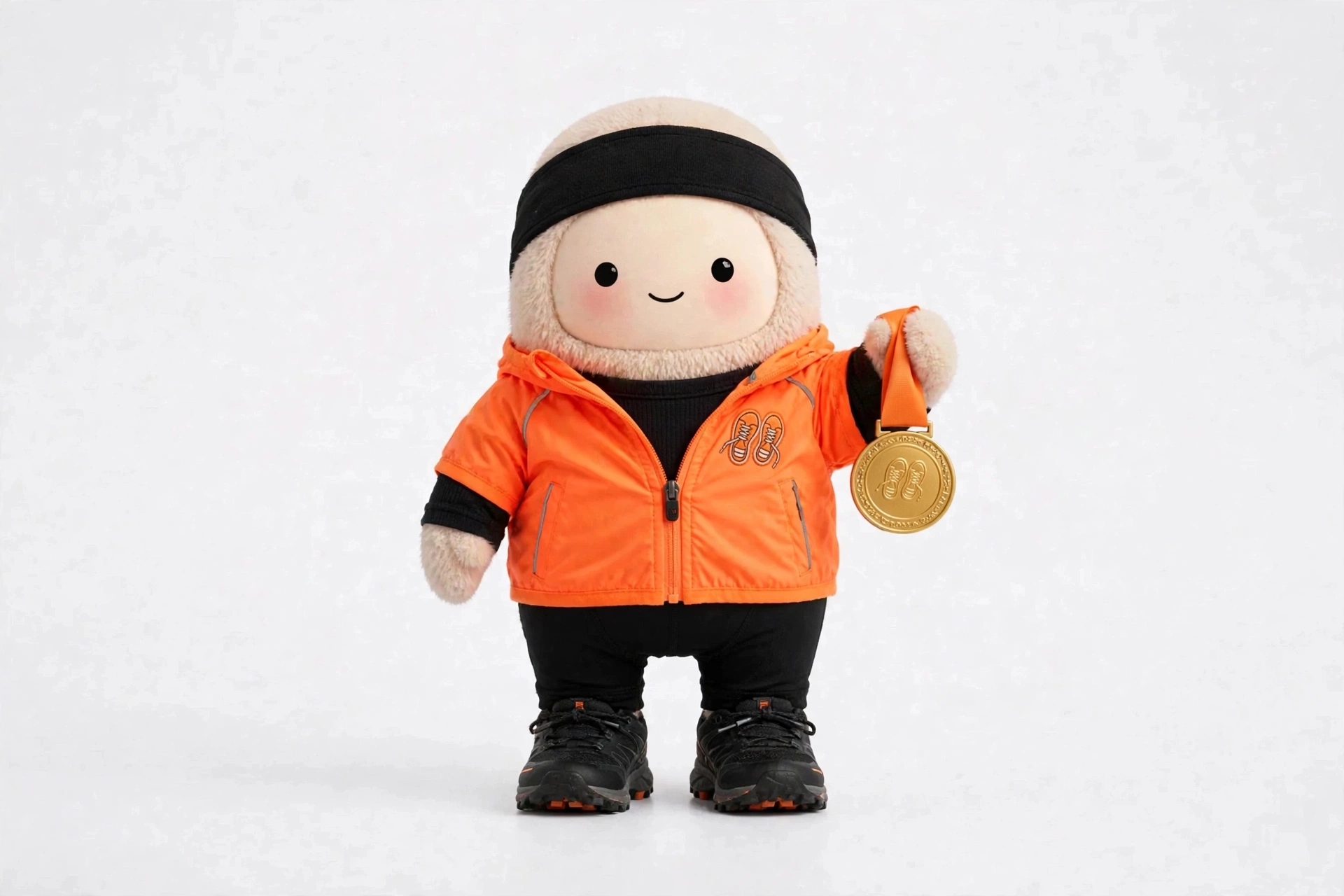 Marathon Coach wearing Winter Miles Layers — Layered winter kit for dark training runs.