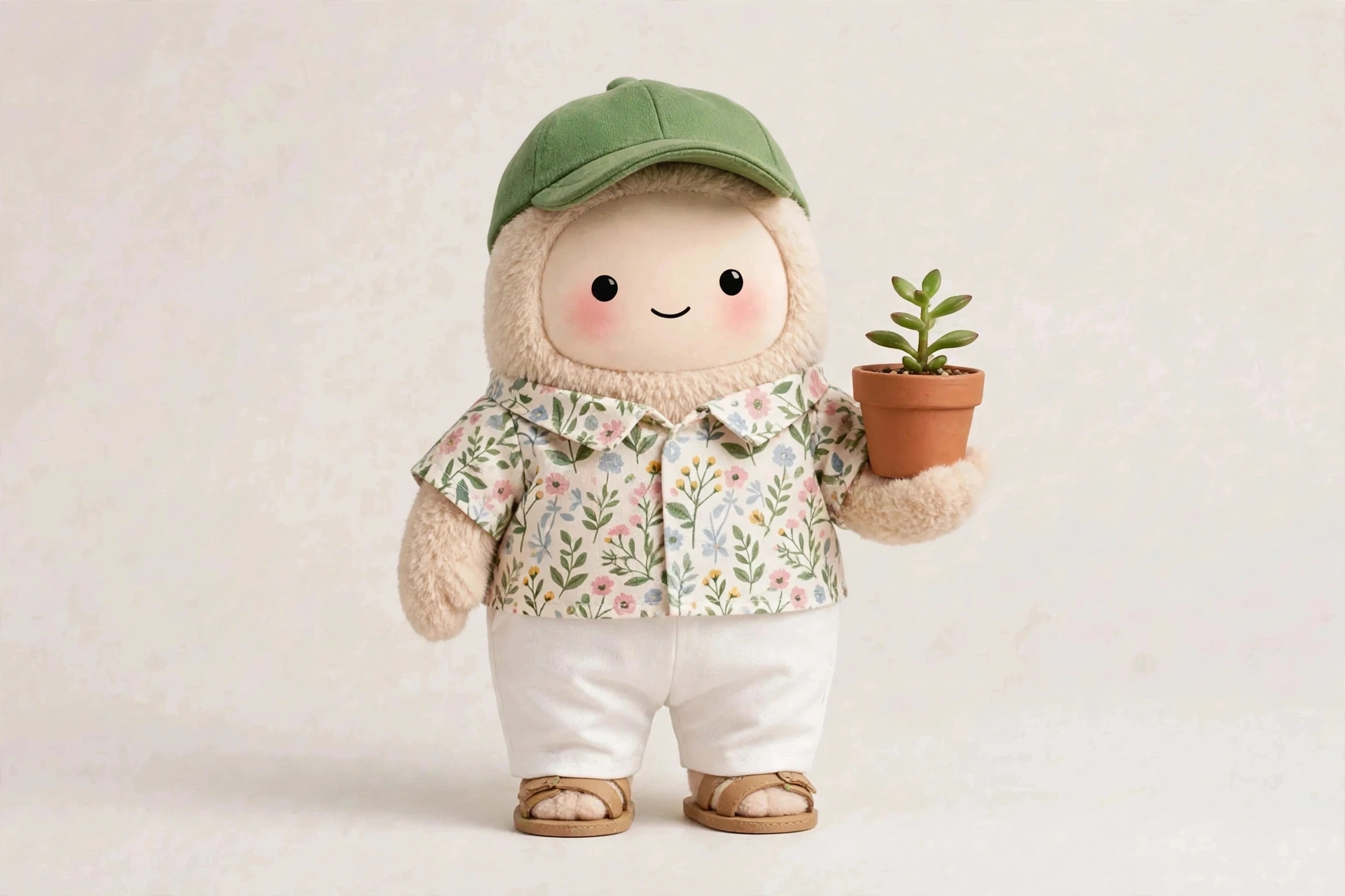 Plant Coach wearing Garden Party Floral — Pretty floral style for garden gatherings.
