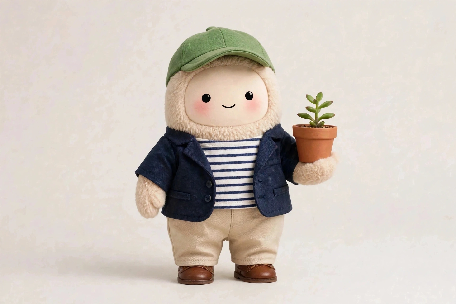 Plant Coach wearing Market Day Smart — Smart market-day look for plant shopping trips.