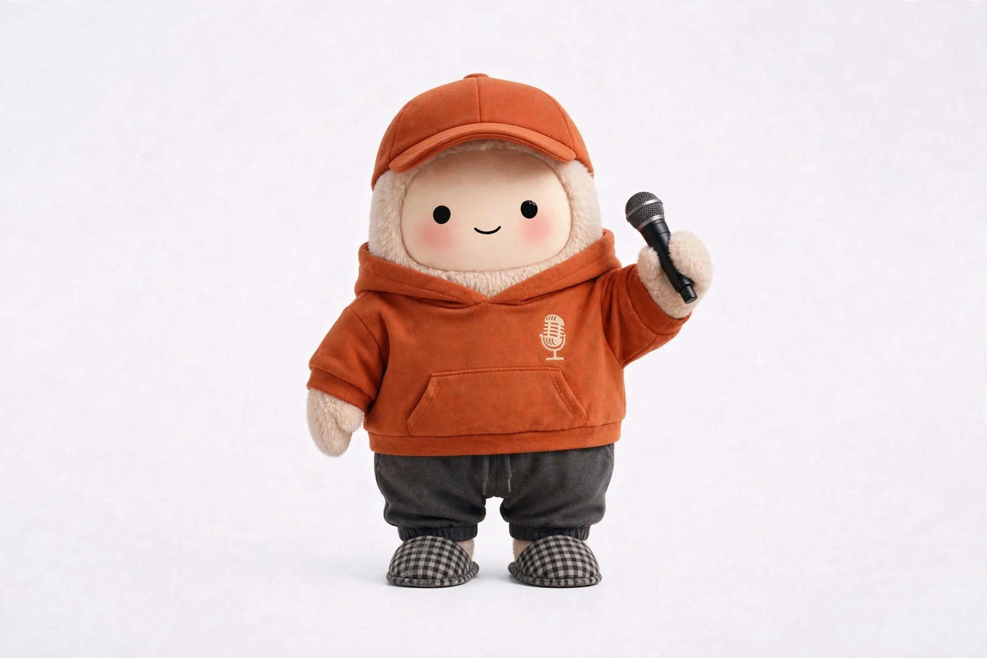 Podcast Producer wearing Cozy Edit Suite — Soft stay-home layers for long editing sessions.