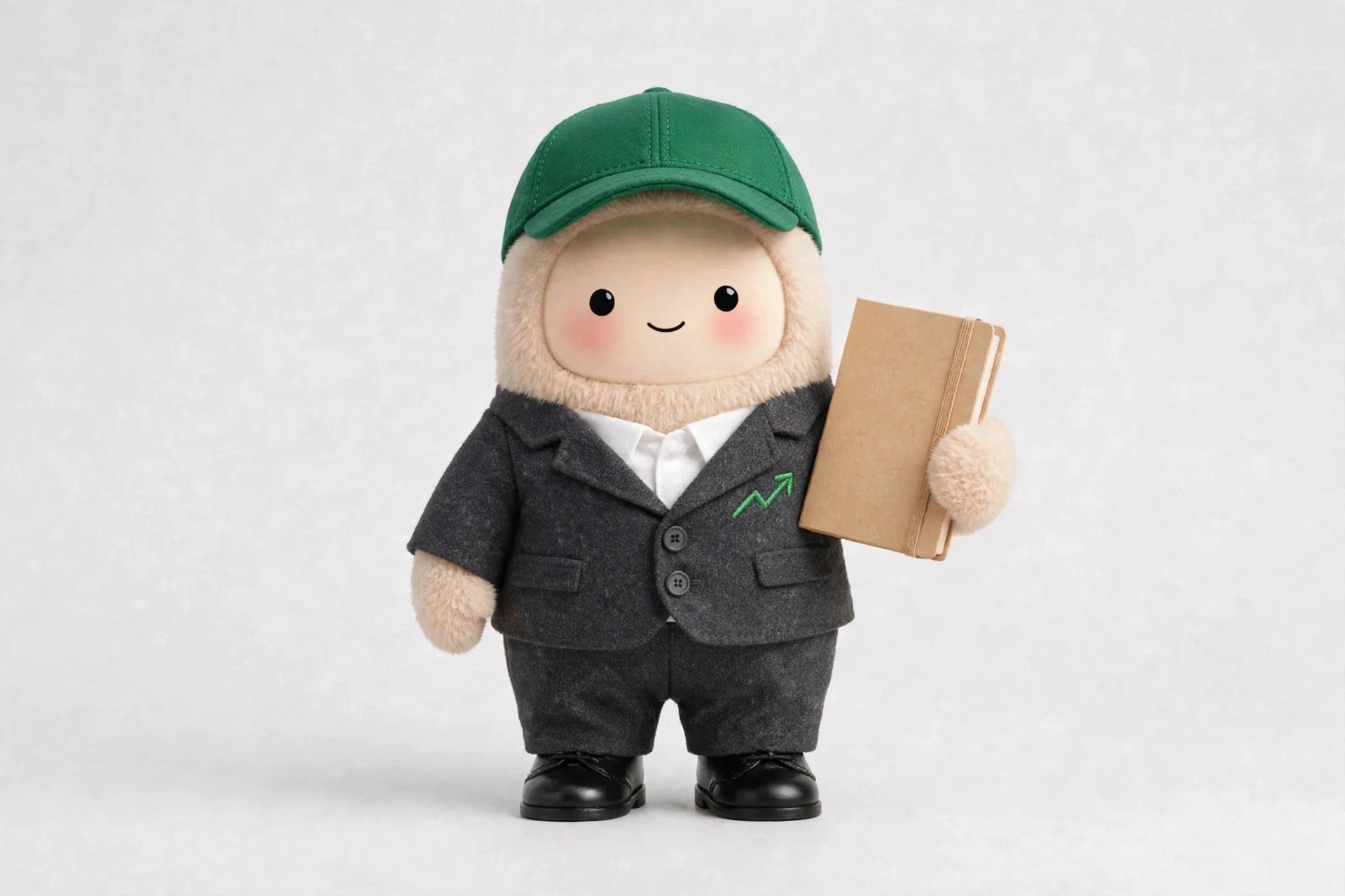Salary Negotiation Coach wearing The Big Ask Suit — Composed suit for asking with confidence.