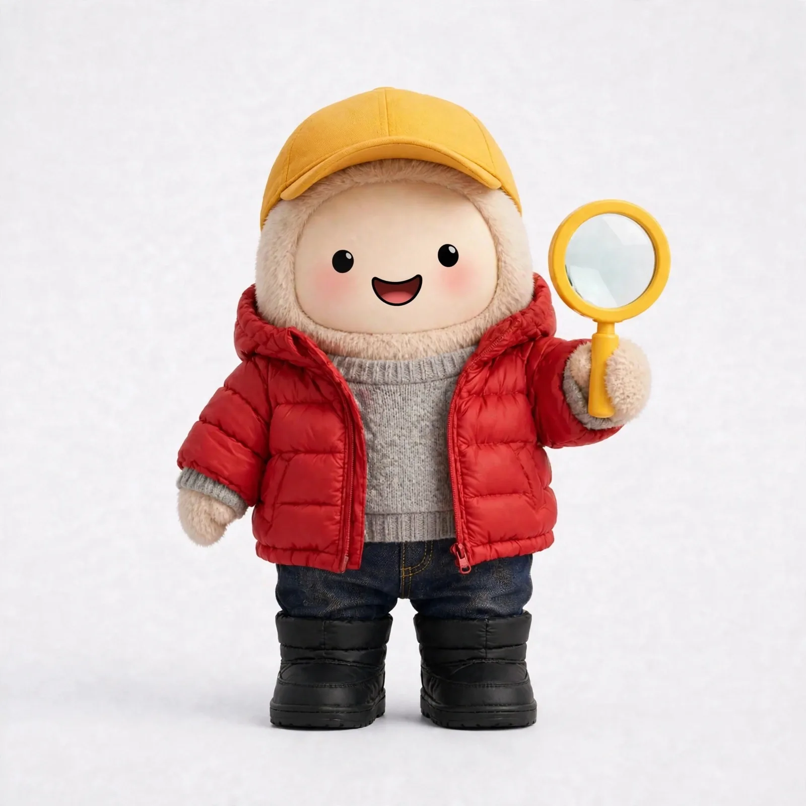 Side Hustle Hunter wearing Winter Grind Layers — Warm puffer layers for cold-weather experiments.