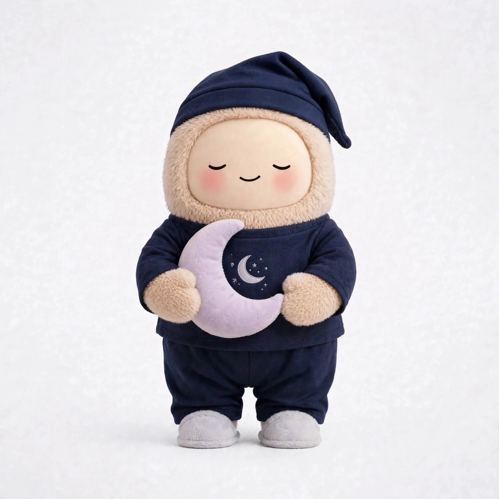 Sleep Coach wearing Moonlight Nightshirt — Dreamy nightshirt set in deep evening blues.