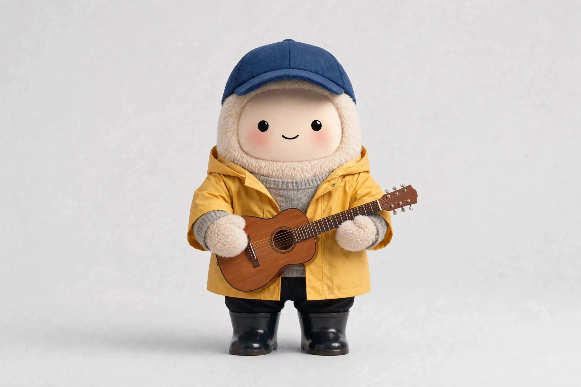 Songwriting Partner wearing Rainy Day Ballad — Mustard rain layers for a slow, thoughtful ballad day.
