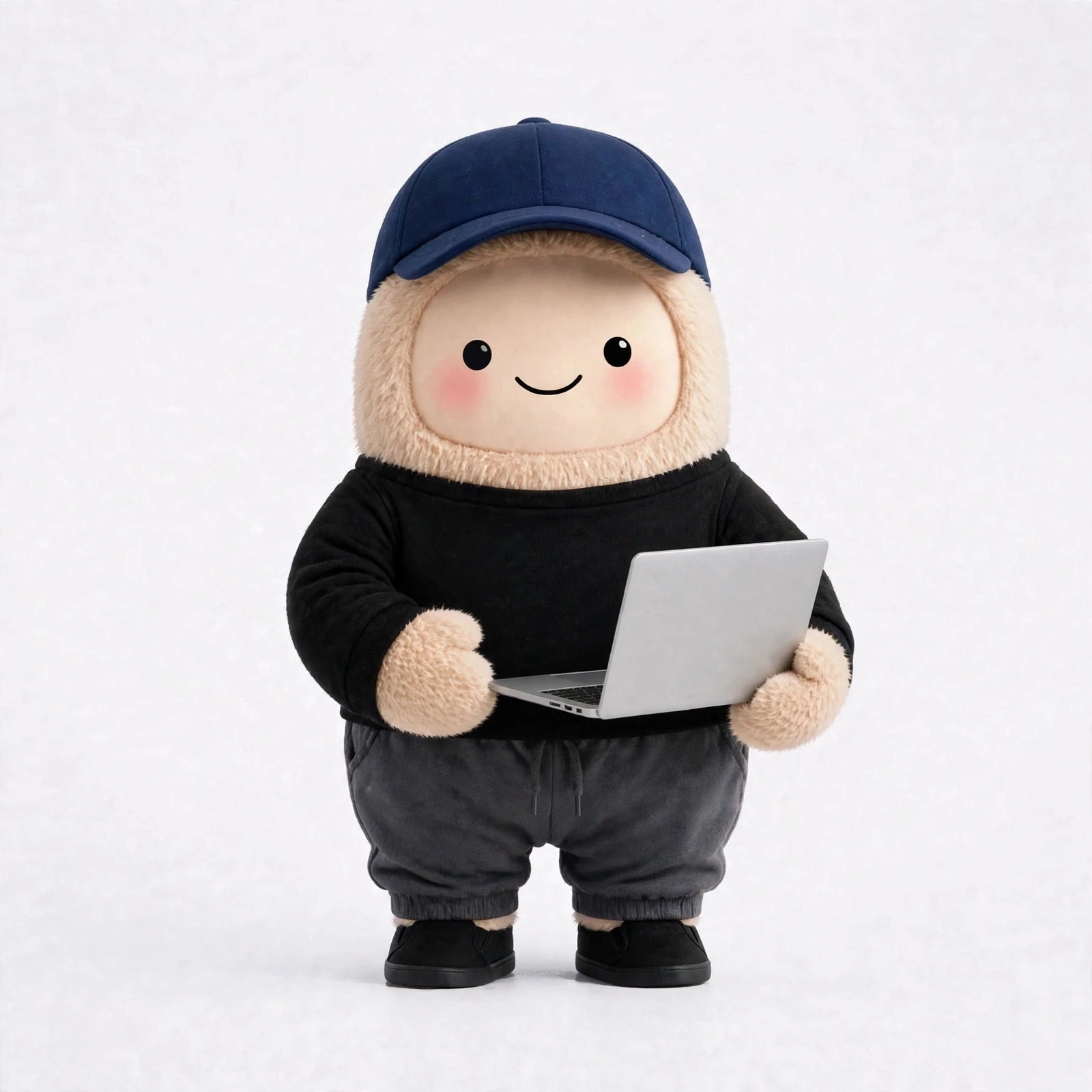 Startup Cofounder wearing Late Night Launch — Cozy dark layers for shipping after midnight.