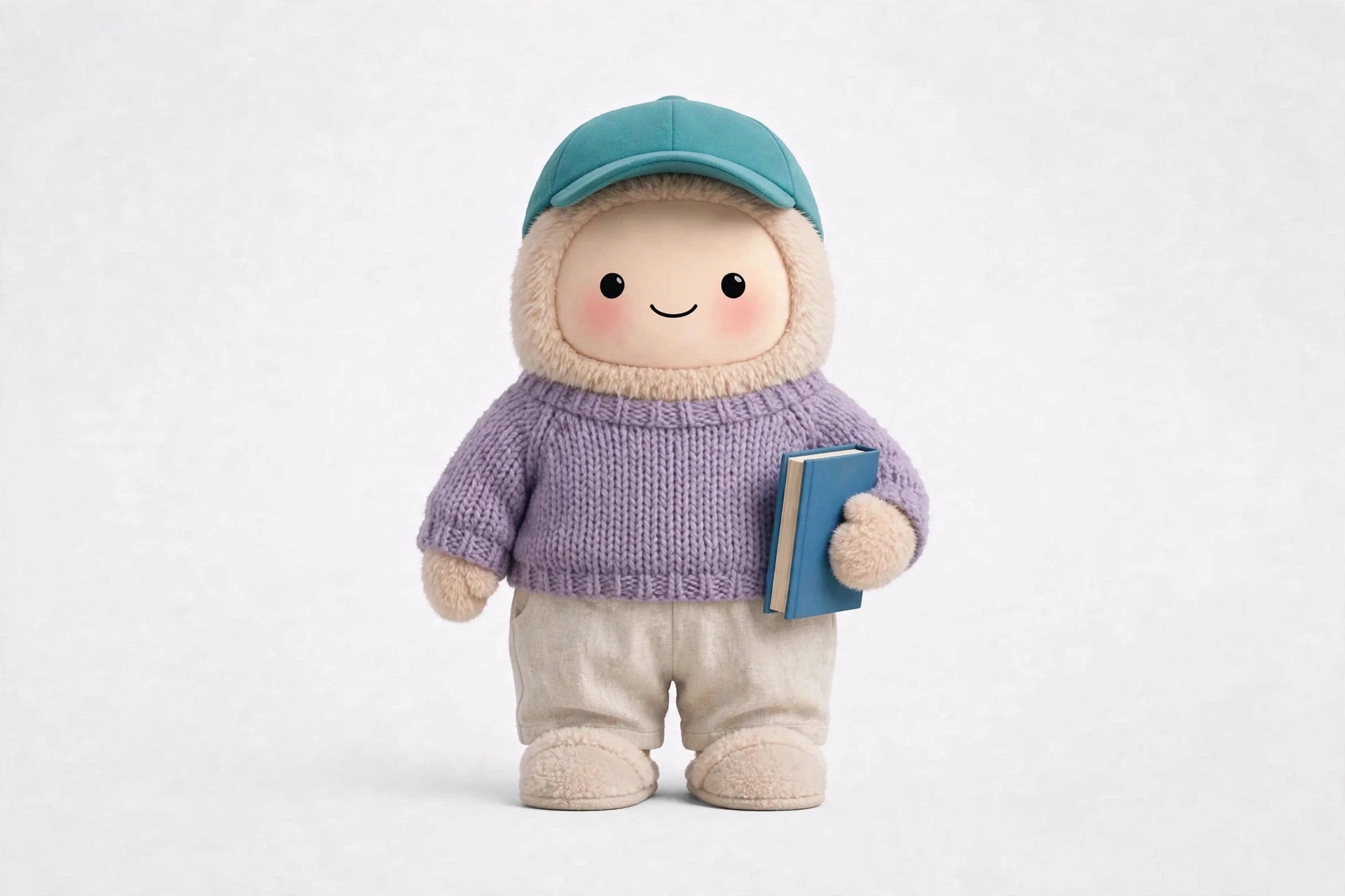 Study Tutor wearing Cozy Reading Corner — The softest sweater for slow reading and note-making days.