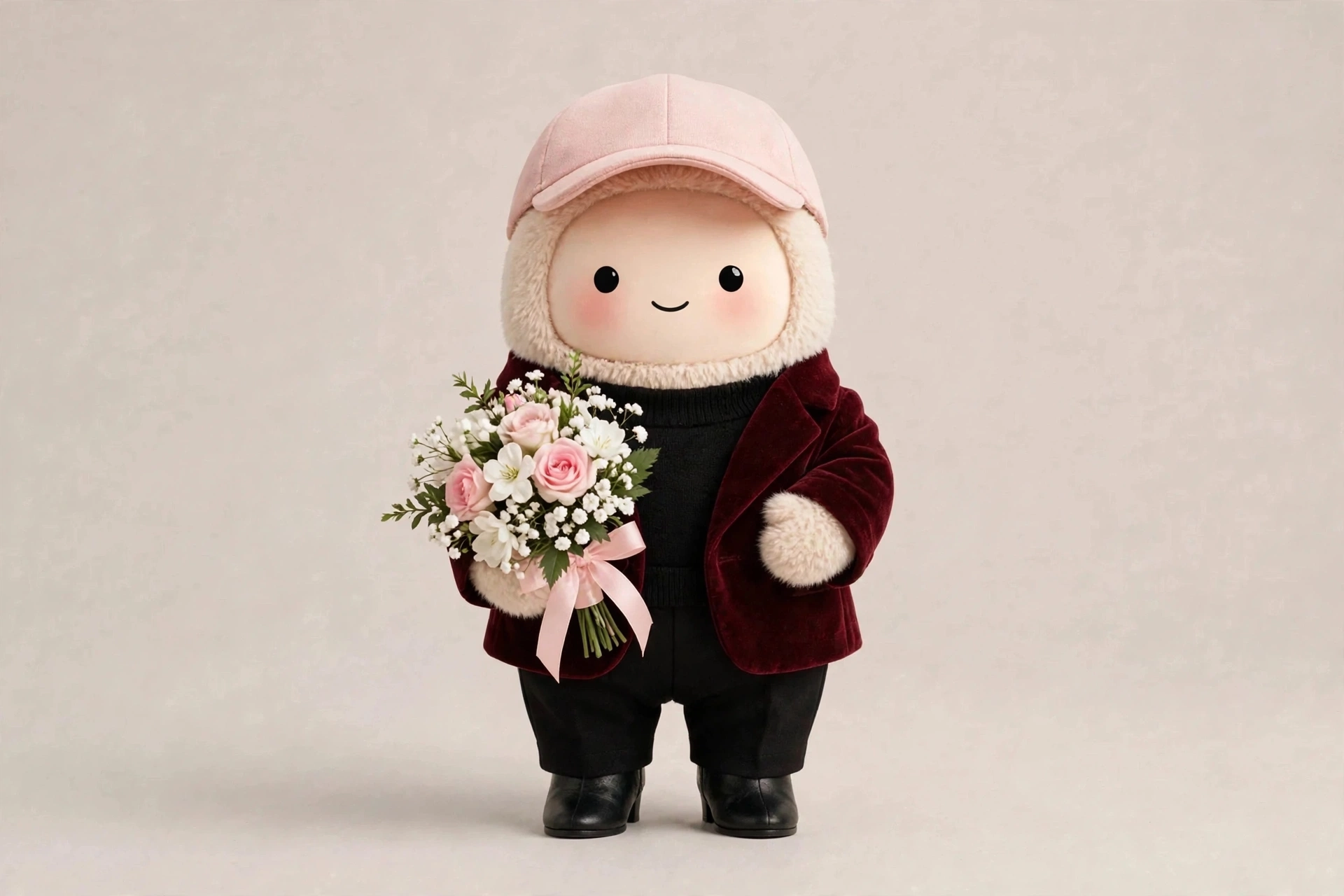 Wedding Planner Companion wearing Winter Wedding Formal — Rich and warm for coordinating a winter celebration.